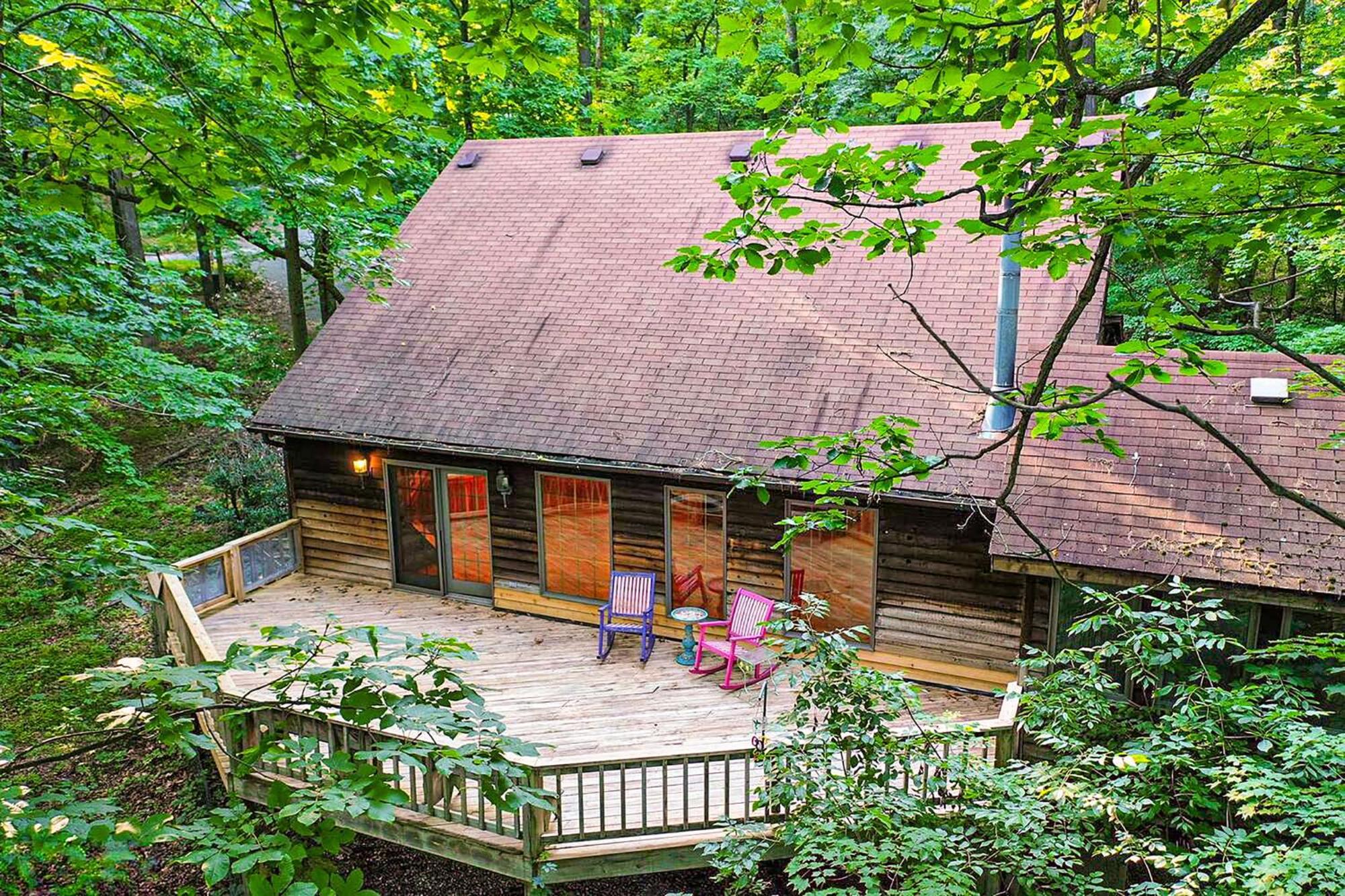 Huge Cabin W Hot Tub, Deck, Grill, Fire Pit, Wifi Berkeley Springs Exterior photo